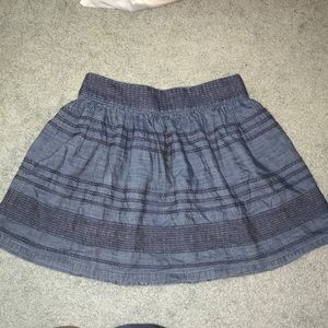 Faux denim circle skirt from American Eagle size 2